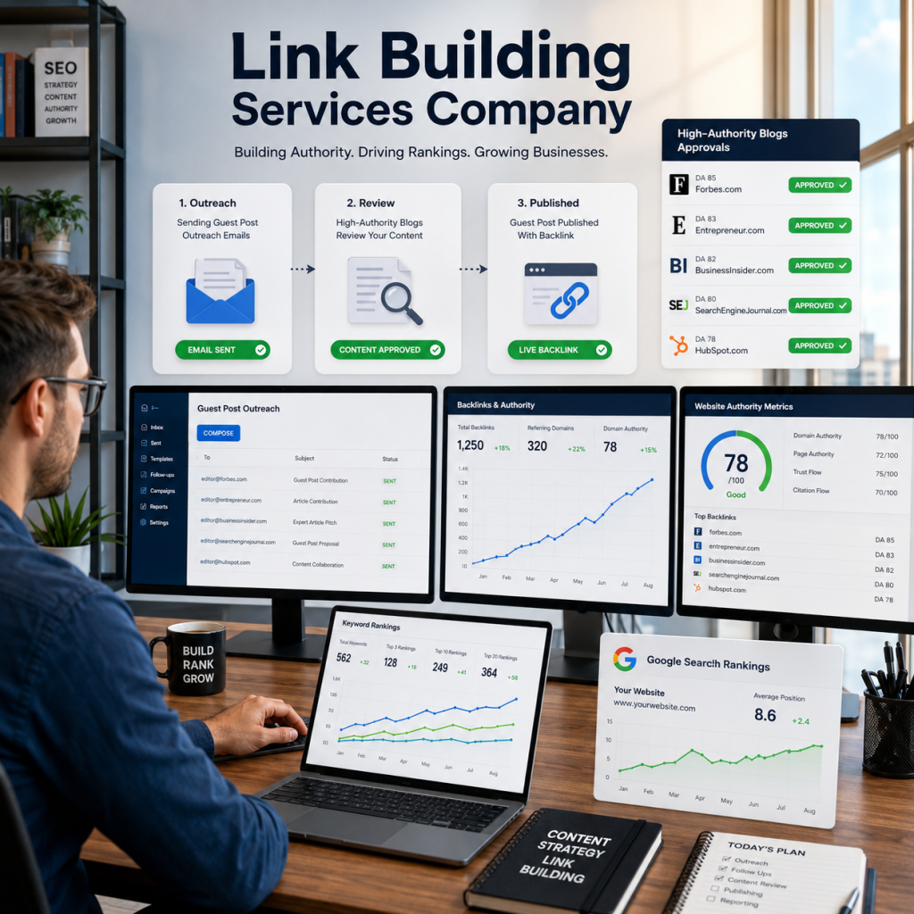 Affordable Link Building Services Company for Faster SEO Growth"